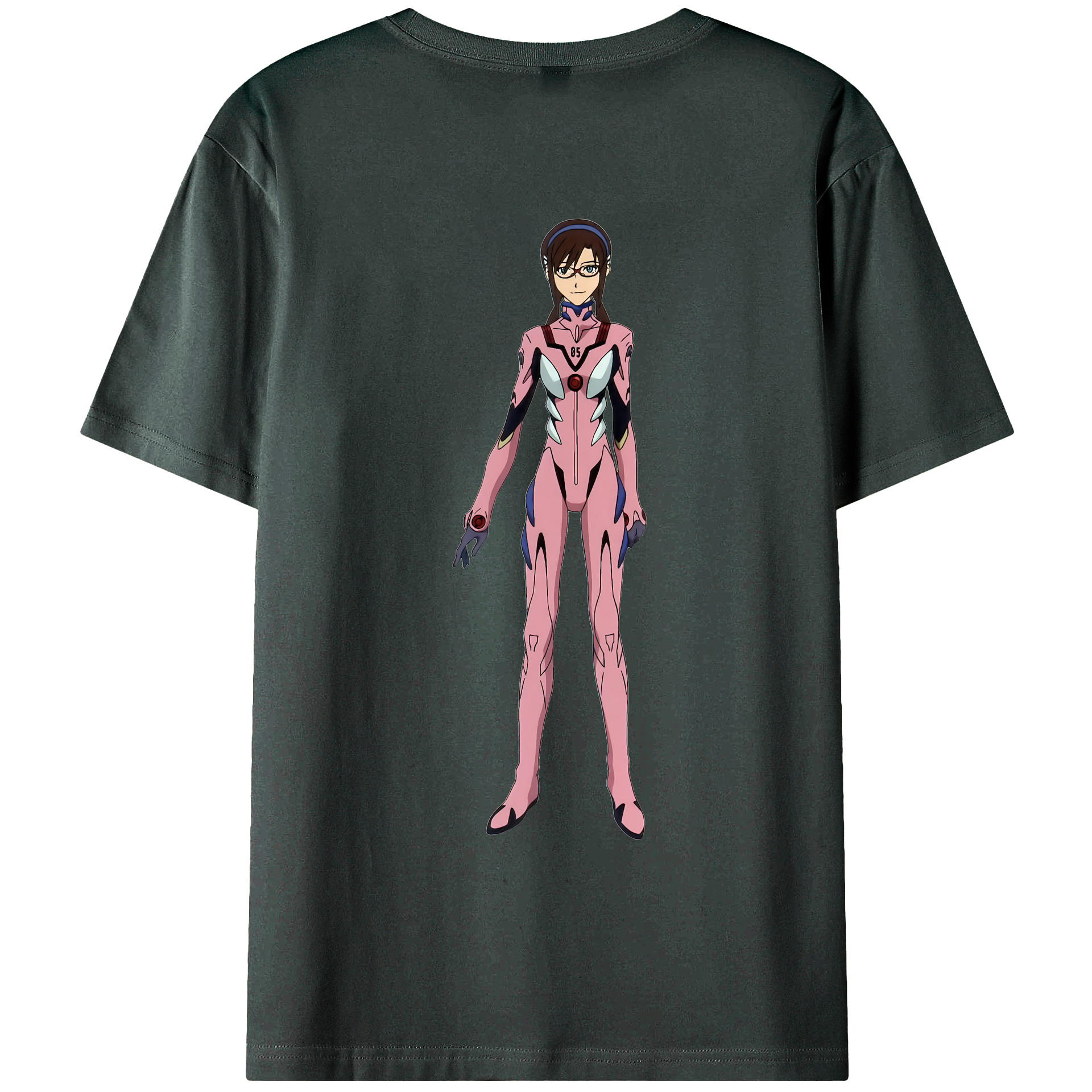 （画像用） EVA 新世紀エヴァンゲリオン 綿100％ メンズ半袖Tシャツ（バックプリント） 通気性
